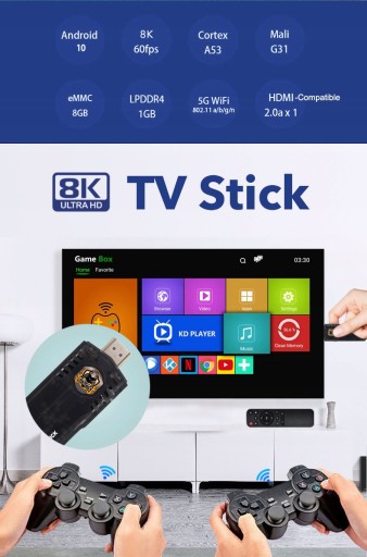 X8 Game Stick 4K 10000 Аркадные ретро-видеоигры