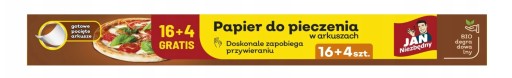ЯН НЕЗБЕДНИ Бумага для выпечки в листах 16+4 шт.