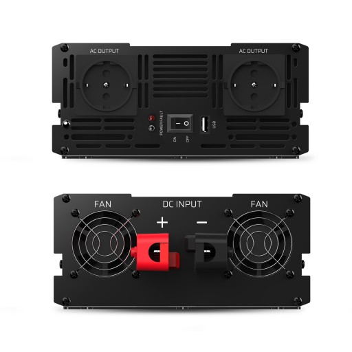 PRZETWORNICA NAPIĘCIA 12V/230V 2000W/4000W MOD SINUS