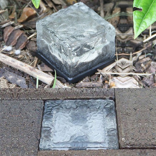 Lampki solarne do układania kostki brukowej 4 szt