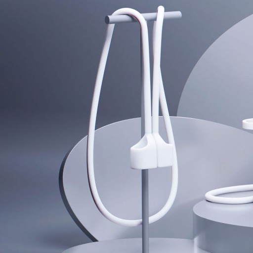 Белый чехол для наушников AirPods 3-го поколения 3mk.