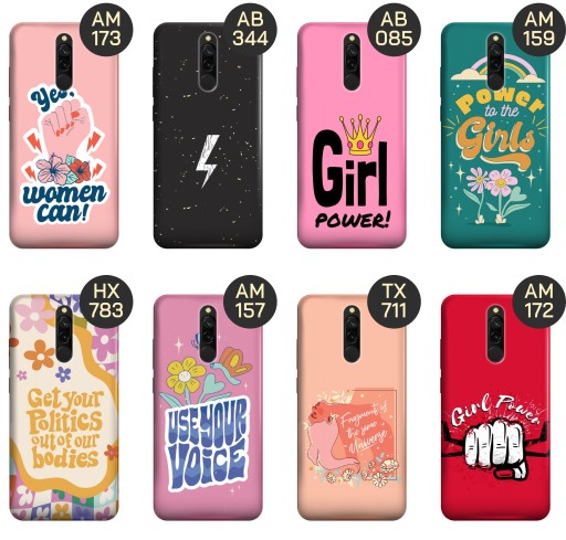 ЧЕХОЛ ДЛЯ XIAOMI REDMI 8 ДИЗАЙН ЖЕНСКИЙ ЧЕХОЛ POWER GIRL POWER FEMINISM