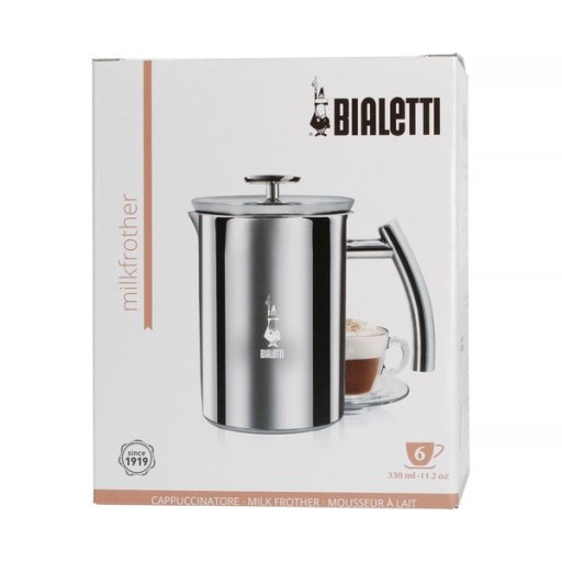 Bialetti Acciaio Пенообразователь, 330 мл, сталь, индукционный