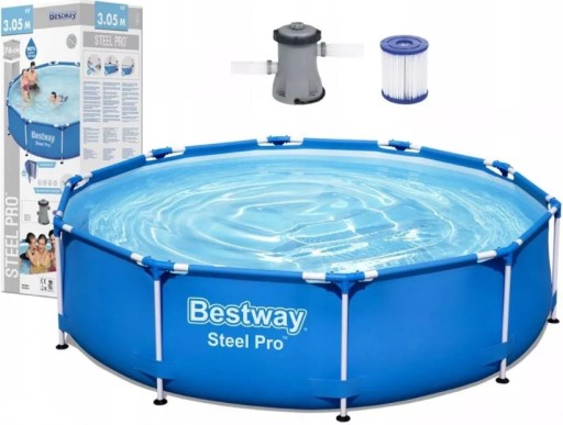РАМКА БАССЕЙНА BESTWAY 56679 305x76 КОМПЛЕКТ НАСОСА