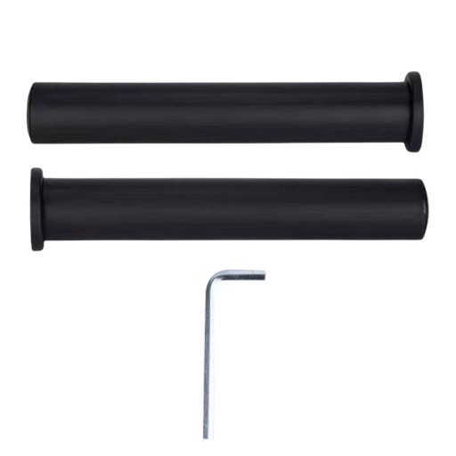2 szt. Tuleja adaptera sztangi z kluczem 48 mm x 300 mm z płaską główką