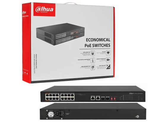Dahua PFS3218-16ET-135 16-портовый коммутатор PoE