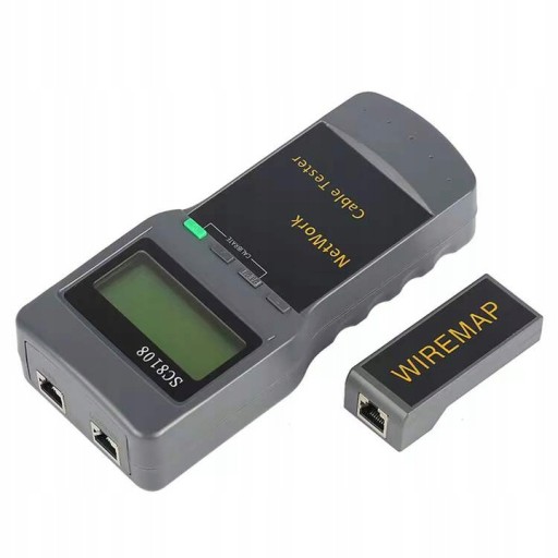 Тестер сетевых кабелей SC 8108 RJ45 BNC LAN с ЖК-дисплеем