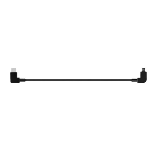 Кабель USB Type C (30 см), USB 90 градусов на микро