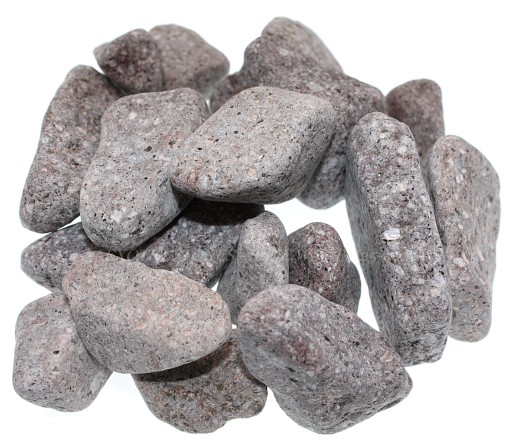 Brązowy otoczak ogrodu akwarium Porfido Marrone matowy brązowy 2-4 cm 24 kg