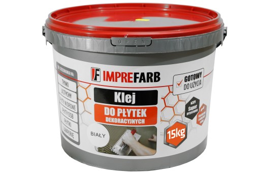 КЛЕЙ ДЛЯ ДЕКОРАТИВНОЙ ШТУКАТУРКИ ПЛИТКИ 15 КГ IMPREFARB