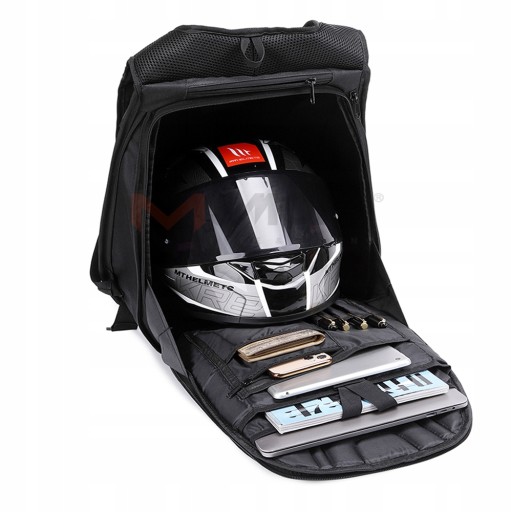 PLECAK motocyklowy na MOTOR na KASK ochronny 48 L