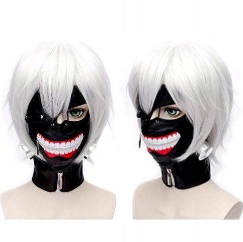 АНИМЕ ПАРИК косплей TOKYO GHOUL манга Канеки Кен