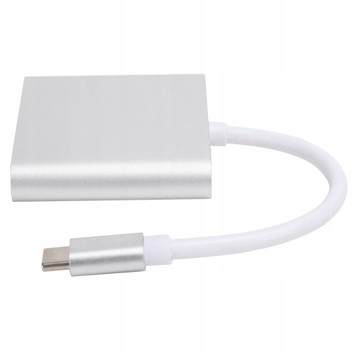 USB C 3.1 Конвертер-концентратор 3 в 1, высокий адаптер для док-станции