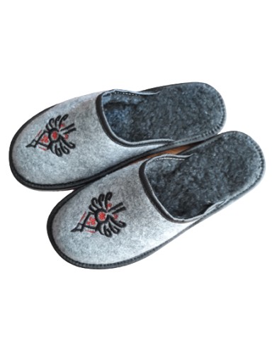РЕГИОНАЛЬНЫЕ ТАПОЧКИ ВОЙЛОЧНЫЕ С МЕХОМ*41*PL