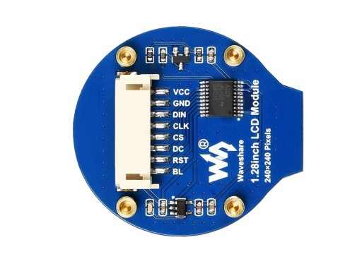 ЖК-дисплей 1,28 дюйма, 240 x 240 пикселей, RGB SPI, Arduino RPi STM32