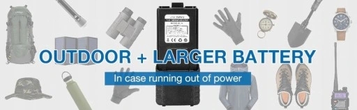 Большой аккумулятор для Baofeng UV-5R - 3800 мАч