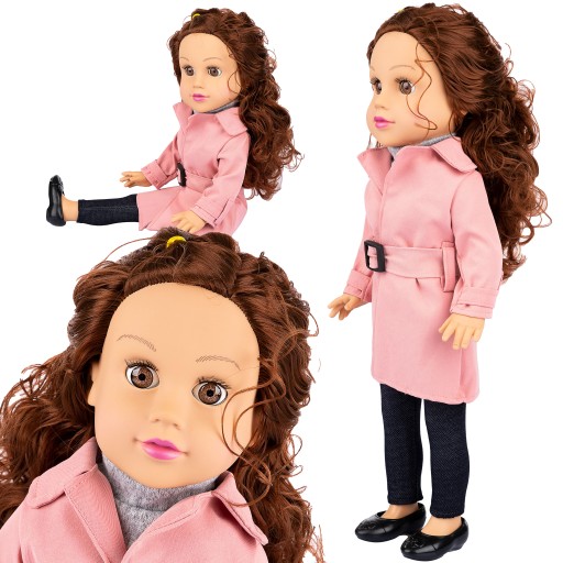 ИНТЕРАКТИВНАЯ КУКЛА ПОЕТ И ГОВОРИТ НА ПОЛЬСКОМ АНГЛИЙСКОМ KINDERPLAY 47см