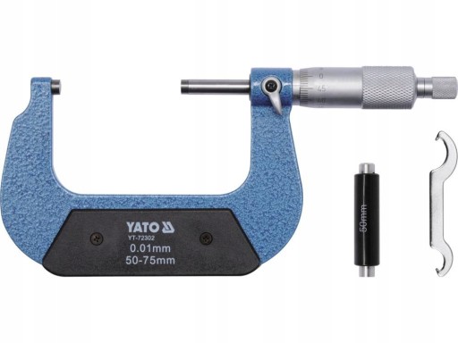 ВНЕШНИЙ НОНИУСНЫЙ МИКРОМЕТР YATO 50-75MM YATO