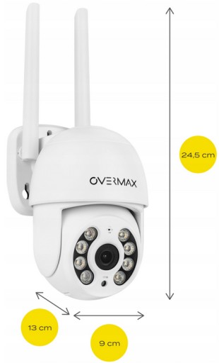 БЕСПРОВОДНАЯ УМНАЯ НАРУЖНАЯ IP-КАМЕРА WIFI FULL HD 2 МП НОЧНОЙ РЕЖИМ ЗУМ