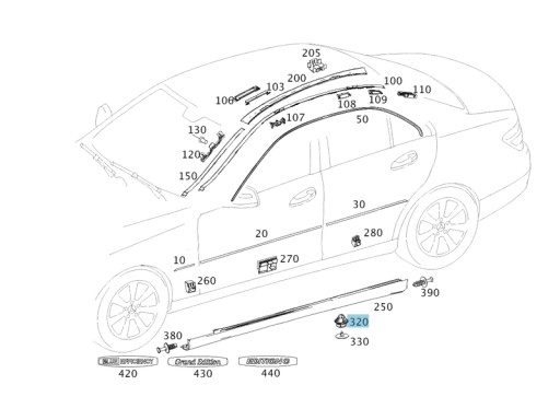 ОРИГИНАЛЬНАЯ КРЫШКА РАМКИ 20 ММ MERCEDES