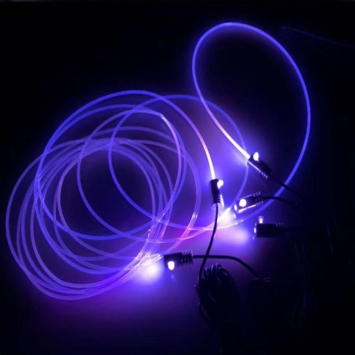 RGB ВОЛОКОННО-ОПТИЧЕСКАЯ СВЕТОДИОДНАЯ ЛАМПОЧКА ДЛЯ ОКРУЖЕНИЯ, НАБОР 6М