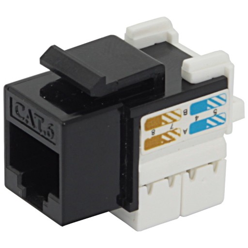 Розетка Keystone 8p8c RJ45 Cat.6 UTP