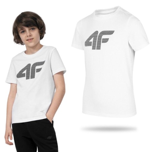 ФУТБОЛКА ДЛЯ МАЛЬЧИКОВ 4F ДЕТСКАЯ ФУТБОЛКА