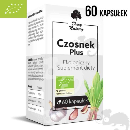 Чеснок плюс Eco 60 KAPS Подарки природа поддержка системы устойчивости к сердцу