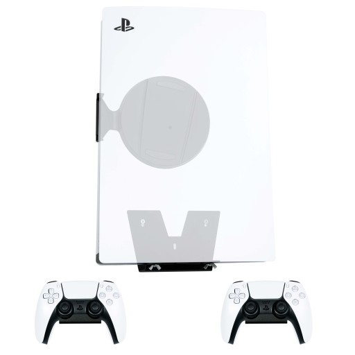 Настенное крепление на 4 крепления для консоли PS5, черный