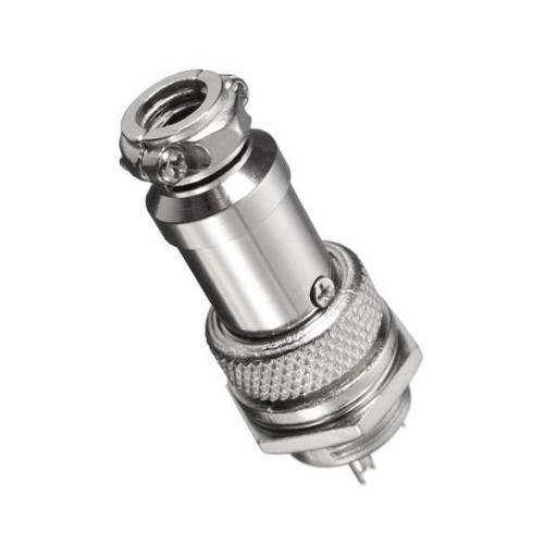 KOMPLET WTYK GNIAZDO miniMIC GX16 NC/CB 5PIN C091 ZŁĄCZE PRZEMYSŁOWE