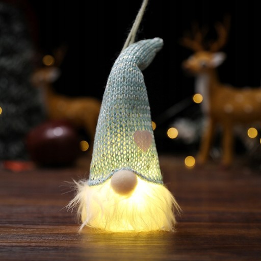 5szt. Świąteczny wisiorek Forester Light Up