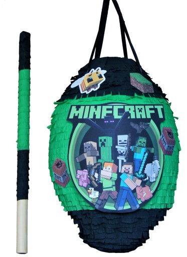 PINIATA Minecraft новый мир XL + ПАЛКА