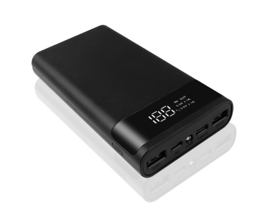 OBUDOWA POWER BANK 4x 18650+ 2 x USB +Micro USB + USB-C