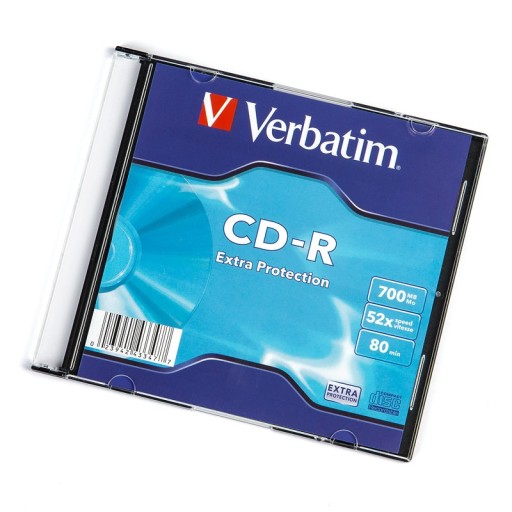 CD-R 700MB 52X VERBATIM SLIM