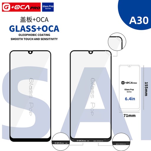 СТЕКЛО OCA G+OCA PRO Samsung A30 A50 M21 s
