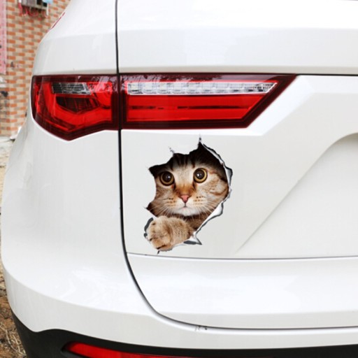 NAKLEJKA na samochód KOTY KOTKI CATS 21*29 cm