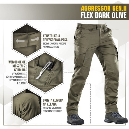 Тактические брюки M-Tac Aggressor Flex DO 28/34