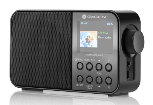 ПОРТАТИВНОЕ ЦИФРОВОЕ РАДИО DAB+ С ЖК-ДИНАМИКОМ BLUETOOTH