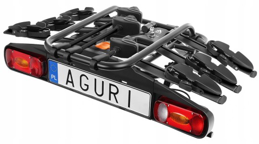 Держатель для велосипедного крючка Aguri Active Bike 2, черный