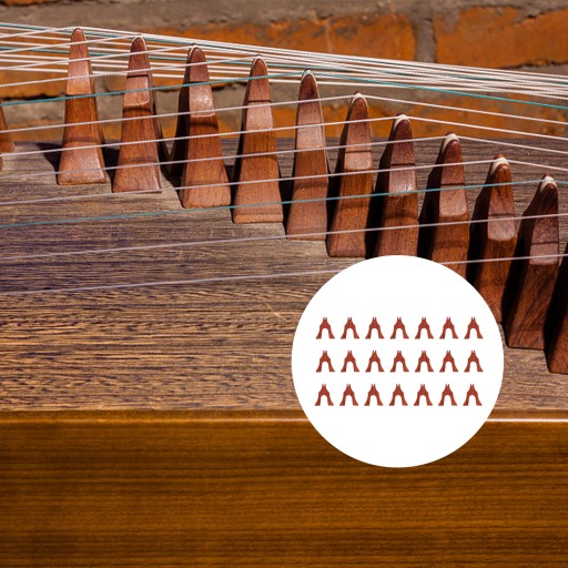 Аксессуары для установки Guzheng Музыкальные аккорды