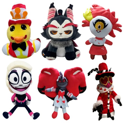 35cm Helluva Boss Plush Toy Asmodeus Loona Stolas Loo Loo Land Anime Plush