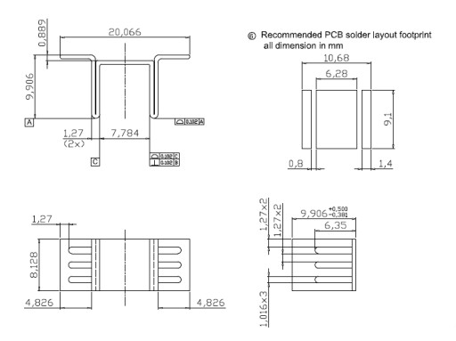 Медный радиатор ТО-252 В-1100-СМД/Б 5 шт.