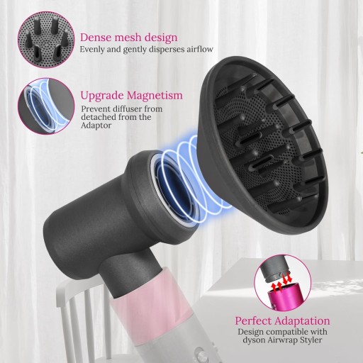 Диффузор и адаптер для выпрямителя Dyson Airwrap HS01 03 HS05