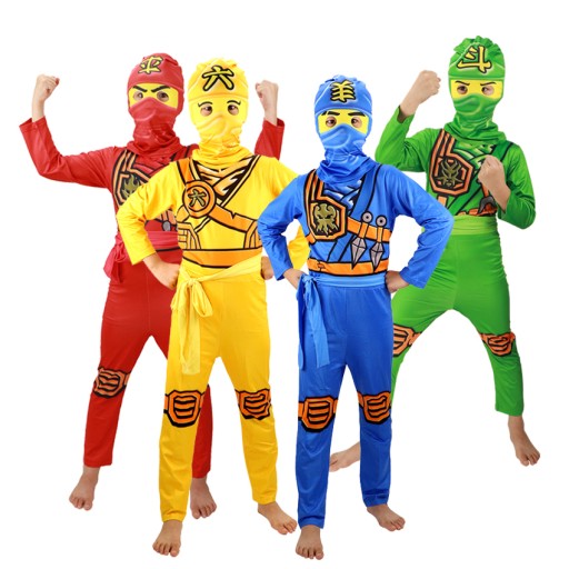 НАРЯДЫ КОСТЮМЫ НИНДЗЯ КАРТЫ LEGO NINJAGO Зеленый