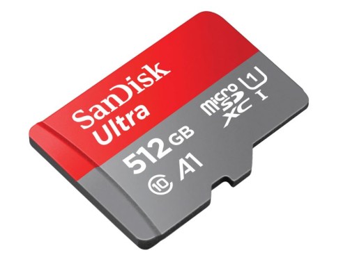 Карта Ultra microSDXC 512 ГБ, 150 МБ/с, A1 + адаптер