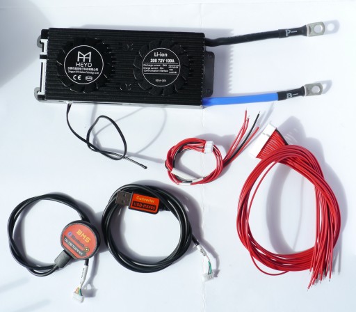 Балансир Smart BMS HEYO 16S 80А, BT, 3,7 В