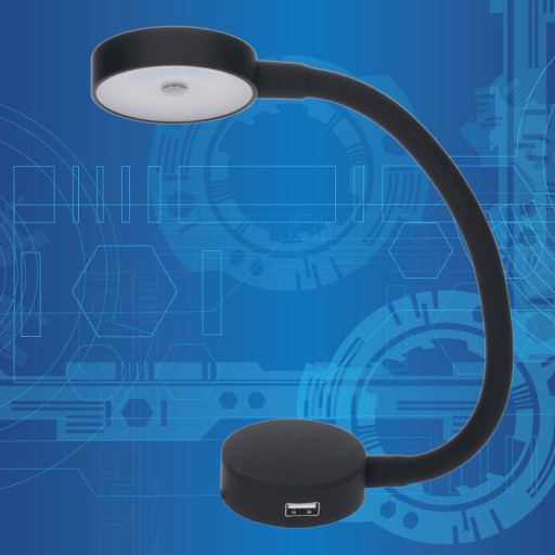 Лампа ДЛЯ КАМЕРЫ ЯХТЫ LED 2W 12/24V USB MATT
