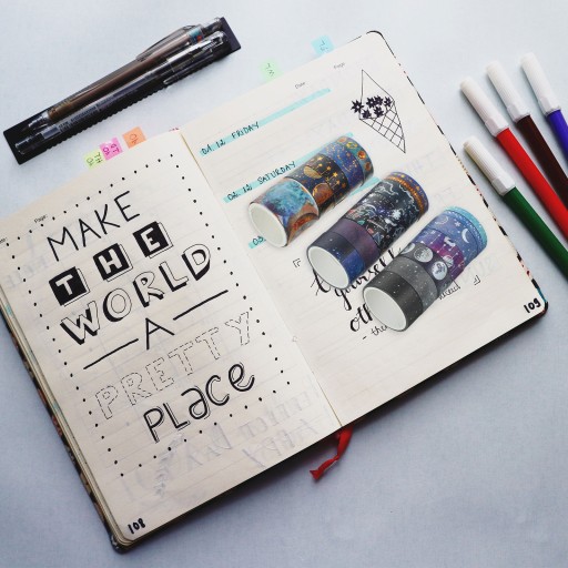 Самоклеящаяся лента Washi 19 рулонов.