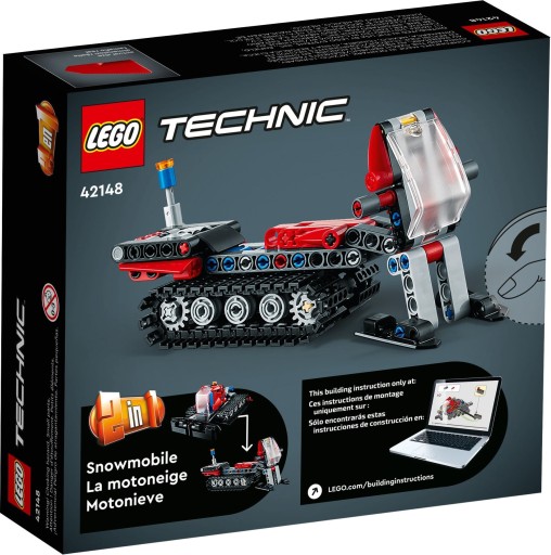 LEGO 42148 ТЕХНИКА ПУСКОВИК + СНЕГОХОД 2 в 1