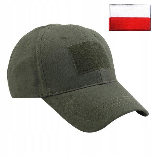 CZAPKA z DASZKIEM WOJSKOWA Ripstop MULTICAM FLAGI